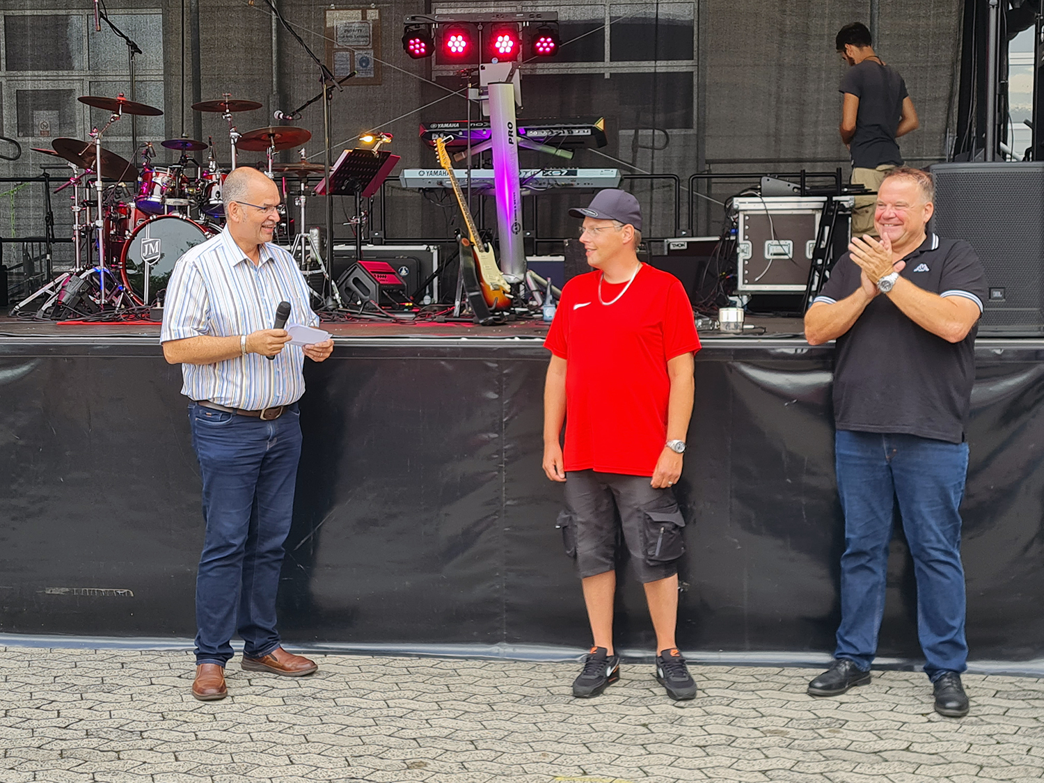 Wolfgang Pütz, Matthias Bandemer und Ralf Stockhausen